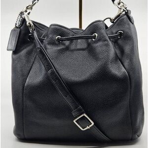 Coach Avrey leather drawstring bag